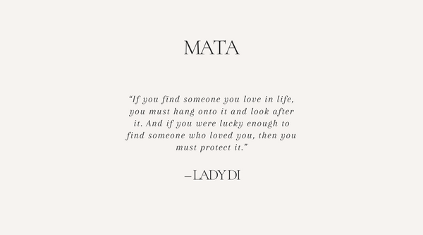 MATA - Lady Di: “Only do what your heart tells you.”