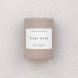 Lagom Studios_Vegane Duftkerze im Keramikgefäß_Hellbraun_Grüner Tee_Wabi Sabi_Nature Collection